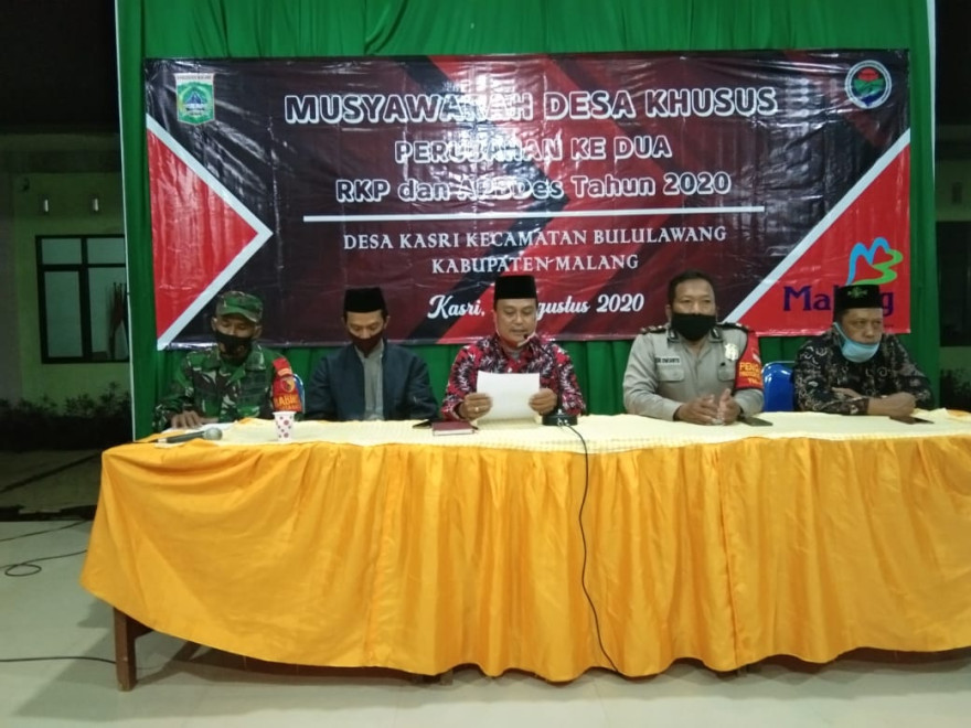 Musdessus Perubahan Ke-2 RKP dan APBDes Tahun 2020